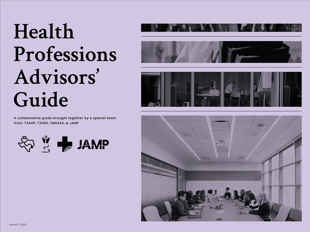 health professions advisors' guide cover