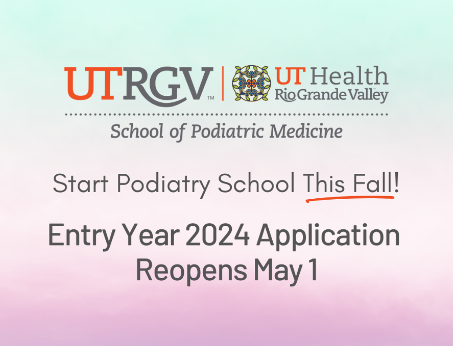 UTRGV SOPM Application Reopen for EY 2024!