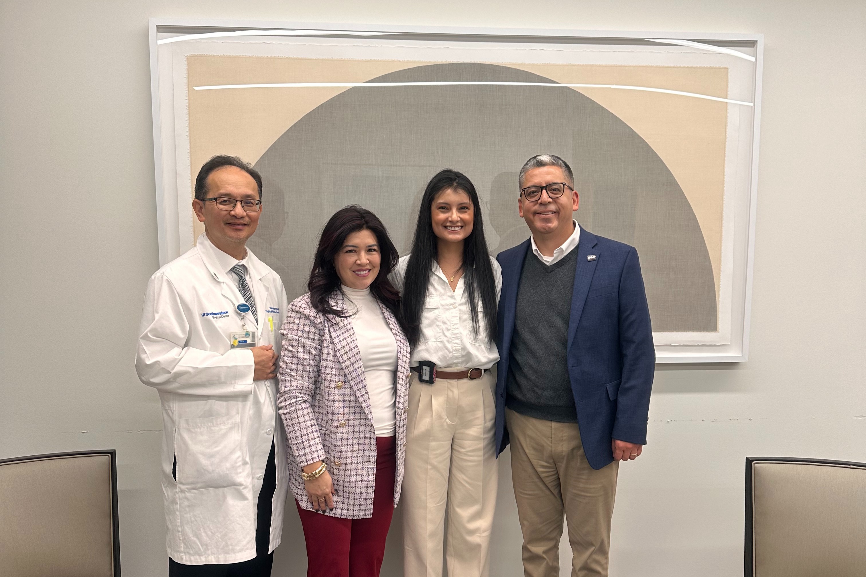 Dr. Sanchez with JAMP admin