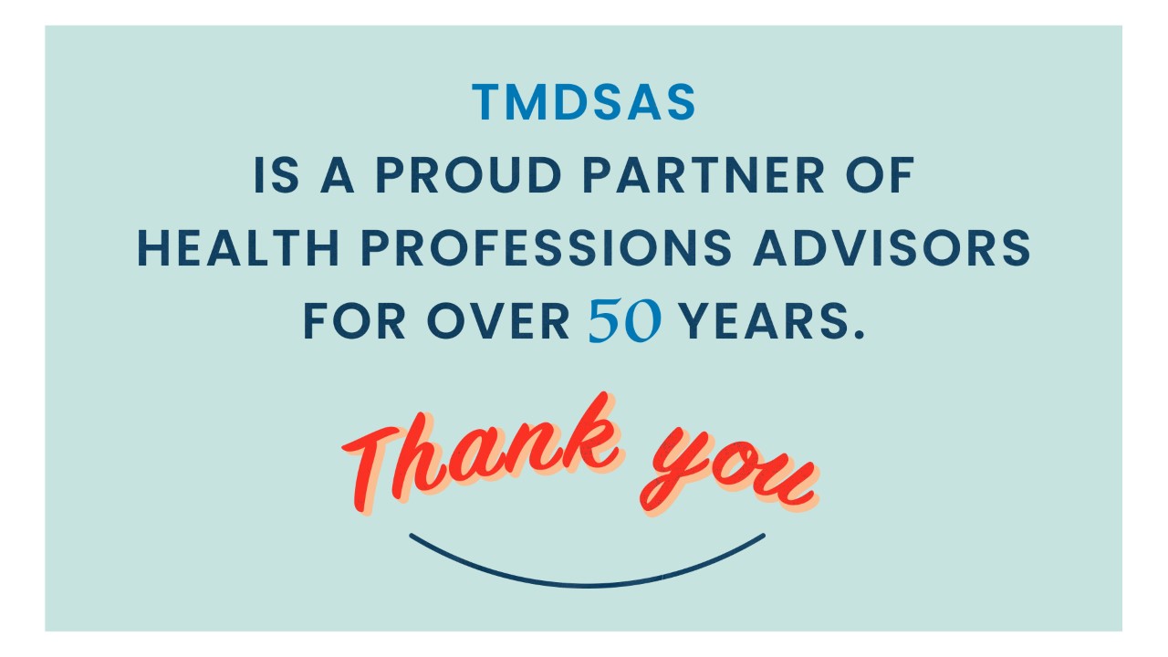 TMDSAS and TAAHP Partnership for over 50 years